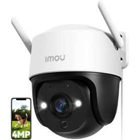 Imou 2K+(4MP) Caméra Surveillance WiFi Extérieure 360°, Vision Nocturne Couleur 30M, Détection des Personnes et Véhicules, Suivi