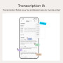 Plaud Note Pro Enregistreur Vocal IA Dictaphone Numérique avec Transcription et Résumé IA Saisie multimodale Jusqu’à 50 Heures d