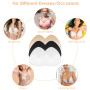 WLLHYF Lot De 2 Paires De Coussinets De Soutien Gorge Inserts De Soutien Gorge Triangulaires Respirants Couleur Peau Rembourrage