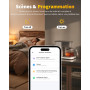 GreenSun Prise Connectée APP EWELink - Prise Connectée 16A Type F ProgrammateurPrise Electrique PriseConnectée AlexaPrise Progra