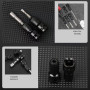 Lot De 2 Adaptateurs D'embouts Pour Clé à Chocs - Convertisseur Douille 1/2 à 1/4" - Accessoires de Précision pour Clés à Clique