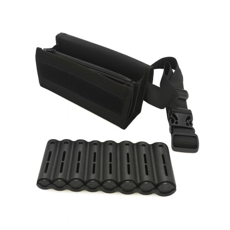 Distributeur de pièces en Euro, Sacoche avec Caisse a Monnaie Euro et Billets, Sacoche Banane Serveur, Sacoche Banane Serveur (D