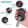 Mandrin auto-serrant SDS en métal - Adaptateur de mandrin hexagonal - Envergure : 1,5-13 mm - Filetage intérieur du mandrin : 1/