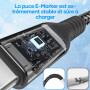 Câble USB-C vers USB-C,5m 240W charge rapide PD 5 A,gaine en nylon Compatible avec iPhone 17/16/15 Pro Max/Pro/Plus,Samsung Gala