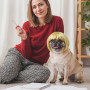 Cobee Perruque amusante pour chien et chat - Réglable - Costume amusant pour animal de compagnie - Pour chiens de petite, moyenn