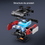 UTRAI 8000A Booster Batterie Voiture, 27000mAh Demarreur Batterie Voiture avec 1600 Lumens LED, Gonfleur, Sortie CC 160 W, 18W C