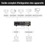 AIYIMA A20 Amplificateur stéréo symétrique avec réglage HPF 2,1 Ampères TPA3255 HiFi amplificateur de classe D de bureau PFFB av