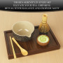5 pièces Rose Matcha Kit Fouets à Matcha Convient à la Préparation de Thé Matcha pour la Maison, le Bureau et le Salon de Thé Fo