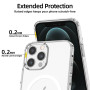 NEW'C Magnétique Coque pour iPhone 12, 12 Pro (6,1 Pouces), Compatible avec MagSafe Antichoc Ultime avec Cordon – Magnétisme Pui