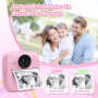 Appareil Photo Instantané Enfant, CalineGam 48MP 1080P Appareil Photo Numérique Enfant avec Carte 32GB & Papier Photo, Noël Anni