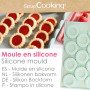 ScrapCooking - Moule Silicone 11 Tartelettes - Moule Biscuits - Apte Four & Congélateur - Pâtisserie Gâteau Enfant - Ustensile S