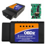 OBD2 Connexion Bluetooth + Support Francais 7/7J - Diagnostic des Codes Moteur en 3 Min ! Valise de Diagnostic Compatible avec l