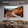 Videoprojecteur 2025 avec App Intégrée - Wielio Projecteur Portable Full HD 1080P 650ANSI, Retroprojecteur Supporté 4K WiFi Blue
