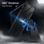 JETech Coque Rotatif pour Samsung Galaxy Tab S10 Lite/S10 FE/S9 FE 10,9 Pouces/S9 11 Pouces avec S Pen Porte-Stylet, Étui Housse