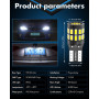 KATUR 194 W5W 168 T10 LED CANBUS sans Erreur LED 6000K Blanc xénon Ampoule 30-SMD 3014 12-24V Remplacement Lumière de Plaque d'i