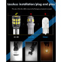 KATUR 194 W5W 168 T10 LED CANBUS sans Erreur LED 6000K Blanc xénon Ampoule 30-SMD 3014 12-24V Remplacement Lumière de Plaque d'i