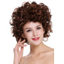 WIG ME UP - 91074-ZA33 Perruque Dame Carnaval mi-Long très bouclée Boucles Brun Acajou années 80