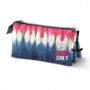 Trousse Fourre-Tout Triple Karactermania Eco Omp! Good Vibes Only Tie Dye Denim 25,99 €