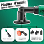 BATOCA S6 Mini Polisseuse Sans fil,Kit Professionnel pour Détail et l'entretien de Peinture,12V Polissage Voiture,Machine à Poli
