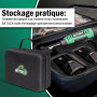 BATOCA S6 Mini Polisseuse Sans fil,Kit Professionnel pour Détail et l'entretien de Peinture,12V Polissage Voiture,Machine à Poli