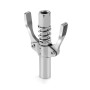QWORK® Embout Pompe à Graisse, 1/8" NPT 10000 PSI Double Poignée Coupleur G, Adapté aux Graisseurs Standard M6/M8/M10/M12/M14