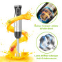Bonsenkitchen Mixeur Plongeant, 4-en-1 Mixeur Plongeur Multifonction 1000W, 20 Vitesse Réglable, avec Fouet, Hachoir de 500ml et