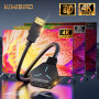 KiWiBiRD Splitter HDMI 2 Sorties simultanées, repartiteur HDMI 1 entrée 2 Sorties, duplicateur HDMI 4K 1440p 1080p HDCP 3D Compa