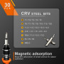 JOREST 40Pcs Kit Tournevis de Précision, Outillage Set avec Torx T1 T2 T3 T4 T5, TR5 T6 T7 T8 T9 T10 T15, Triwing Y00, Etoile P2