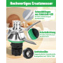 LUNEKUCK Couteau pour Thermomix TM5 TM6 Couteaux de Remplacement avec Joint pour Vorwerk Thermomix TM5 Lame de Rechange Acier In