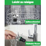 LUNEKUCK Couteau pour Thermomix TM5 TM6 Couteaux de Remplacement avec Joint pour Vorwerk Thermomix TM5 Lame de Rechange Acier In