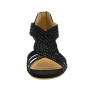 PIZZ ANNU Sandales Femme Été Compensées à Plateforme Escarpins Strass Sandale à Talon Compensé Mode Confort pour Soirée Mariage 