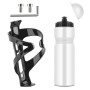 Ainiv Porte Bidon de Vélo avec Gourde Vélo 750ML, Bidon de Sport de Haute Qualité sans BPA, Blanc