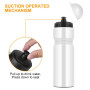 Ainiv Porte Bidon de Vélo avec Gourde Vélo 750ML, Bidon de Sport de Haute Qualité sans BPA, Blanc