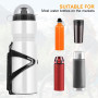 Ainiv Porte Bidon de Vélo avec Gourde Vélo 750ML, Bidon de Sport de Haute Qualité sans BPA, Blanc