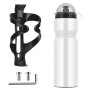 Ainiv Porte Bidon de Vélo avec Gourde Vélo 750ML, Bidon de Sport de Haute Qualité sans BPA, Blanc