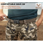 BULLIANT Ceintures Homme,Ceinture Tactique Web Ajustable Élasticité Ajustement Rapide Détachement pour Extérieur Service,Taillab