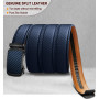 BULLIANT Ceinture Homme, Ceinture Automatique en Cuir pour Hommes Largeur 35mm Cadeau Box,Taille Ajustable