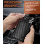 TEEHON Portefeuille Homme en Fibre de Carbone, Magnétique Porte Carte avec Blocage RFID, Porte Feuille pour Homme avec Compartim