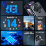 OUKITEL WP35 Pro 5G Telephone Incassable - 36GO(12+24)+512GO Telephone Portable Android 14,6,6 Pouces FHD+,5G Dual SIM, Telephon