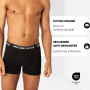 ANTONIO ROSSI (lot de 12) boxers ajustés pour hommes - Boxers pour hommes avec ceinture élastique