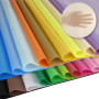 Feuilles de Papier de Soie Coloré - 400 Feuilles,21 * 29.7cm,36 Couleurs pour Papier d'Emballage Cadeau DIY de Loisirs Créatifs 