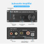 Fosi Audio M04 Amplificateur de caisson de basses pour home cinéma Mono canal numérique Classe D Amplificateur de puissance inté