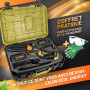 GRÜNTEK Mini Tronçonneuse à Batterie Scie Tronconneuse Électrique Sans Fil Brushless Élagueuse de Jardin avec 2 Batteries, 2 Cha