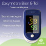 Oxymetre de doigt professionnel/écran à LED/saturometre de pouls/moniteur de fréquence cardiaque électronique/saturation en oxyg