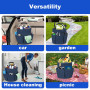 IVODEELA Panier de Nettoyage Multi-poches Poignée, Grand Sac Organiseur Facile à Transporter