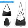 Prizmxed Petit sac de sport pour femme - Mini sac de gym léger avec bretelles réglables - Convient pour la natation quotidienne,
