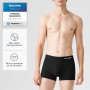 Fullluwaa - Lot de 10 Boxers Homme Coton, Confortable et Doux - Ajustés, Ceinture Élastique Ultra - Souple