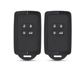 EcoJozon Lot de 2 Coques Clé Voiture pour Renault - Étui Carte Protecteur Clé Anti-Rayures avec pour Clio Megane Koleos Kadjar K