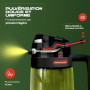 PORTENTUM Spray huile cuisine 470 ml 2 en 1 avec fonction spray et versement – Vaporisateur et pulverisateur en verre vert prote