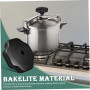 TOGEVAL Bouton de Poignée Bakélite Résistant Haute Température pour Couvercle Autocuiseur Remplacement Compatible Cocotte Instal